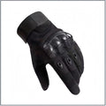 Tactical Full-Finger Gloves for Men, Softshell Protective Palm Pads,